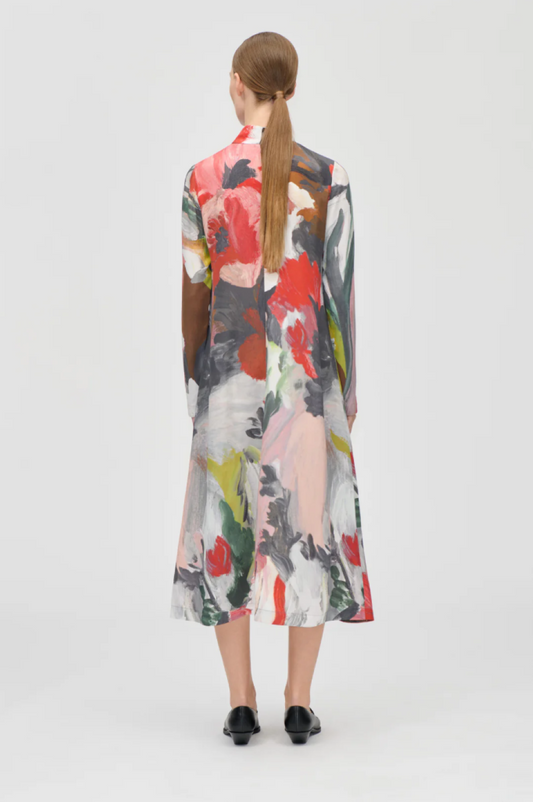 Stine Goya Long Sleeve Midi Dress - My Garden