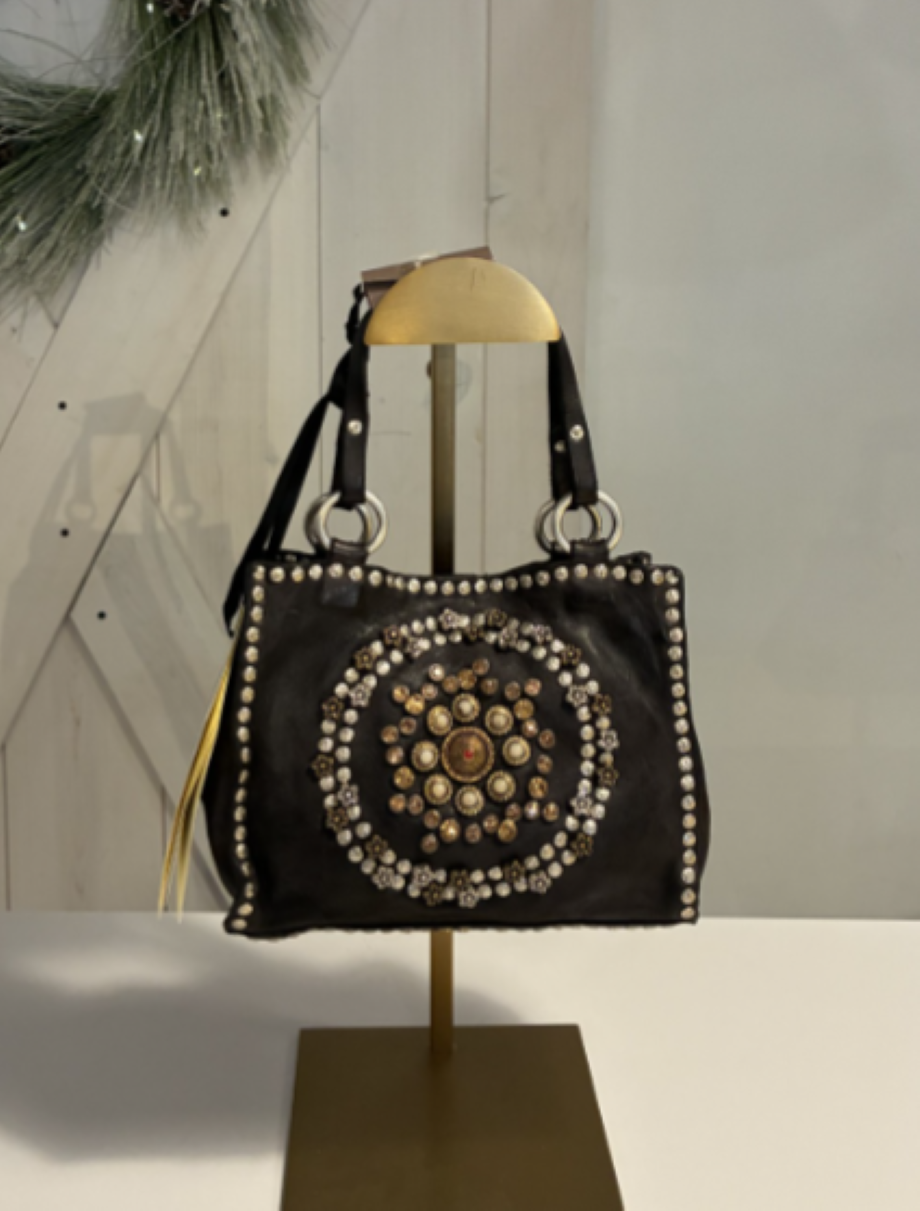 Campomaggi Dafne Belle di Notte Crossbody Bag - Grey
