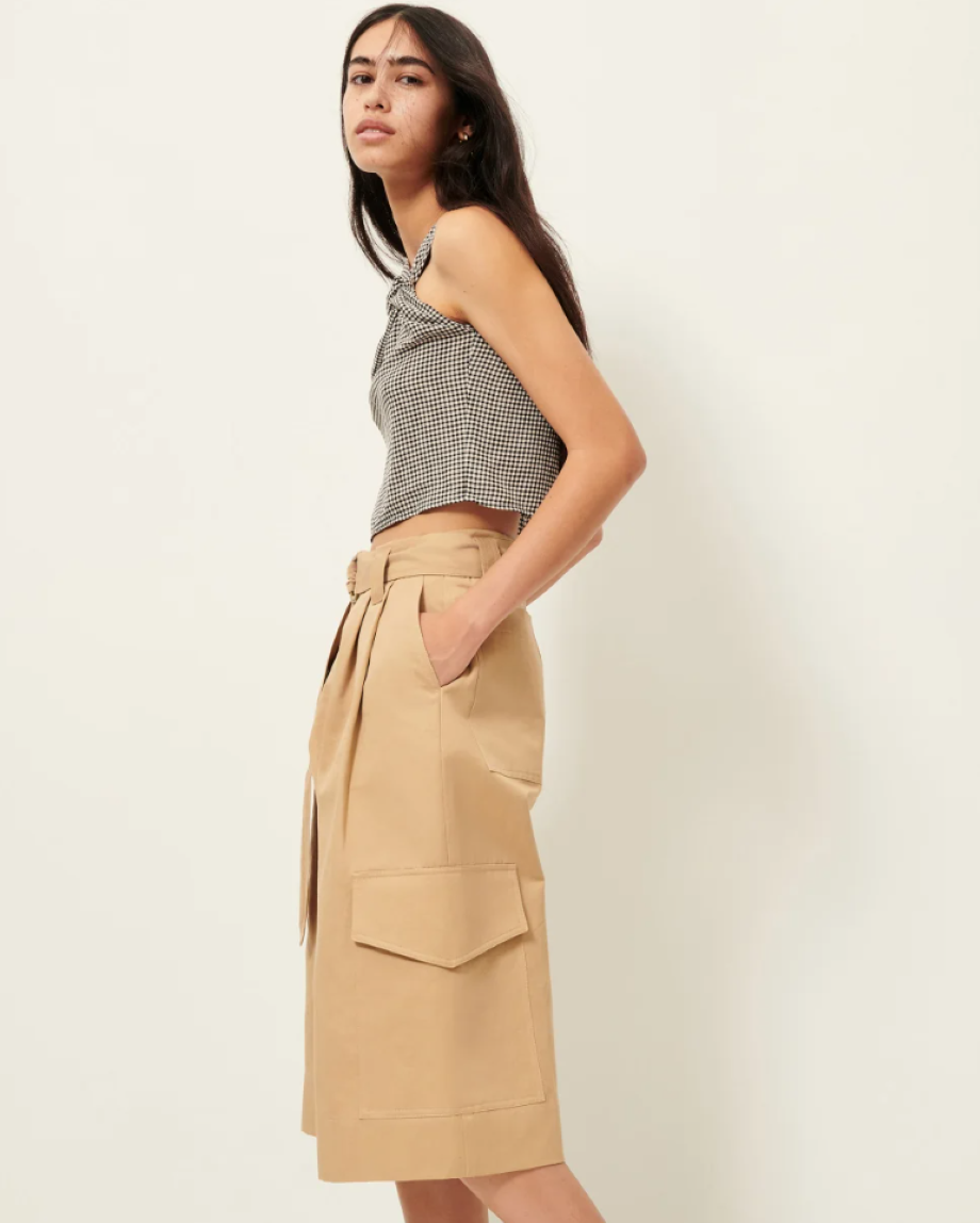 Sessun Marco Bermuda Shorts - Cajou