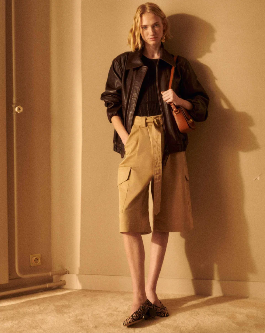 Sessun Marco Bermuda Shorts - Cajou