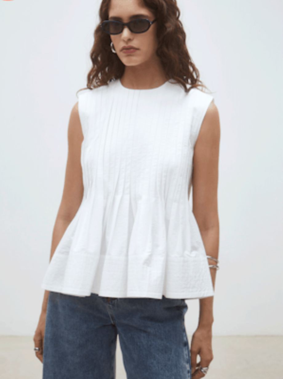 Suncoo Luigi Top - Blanc Casse