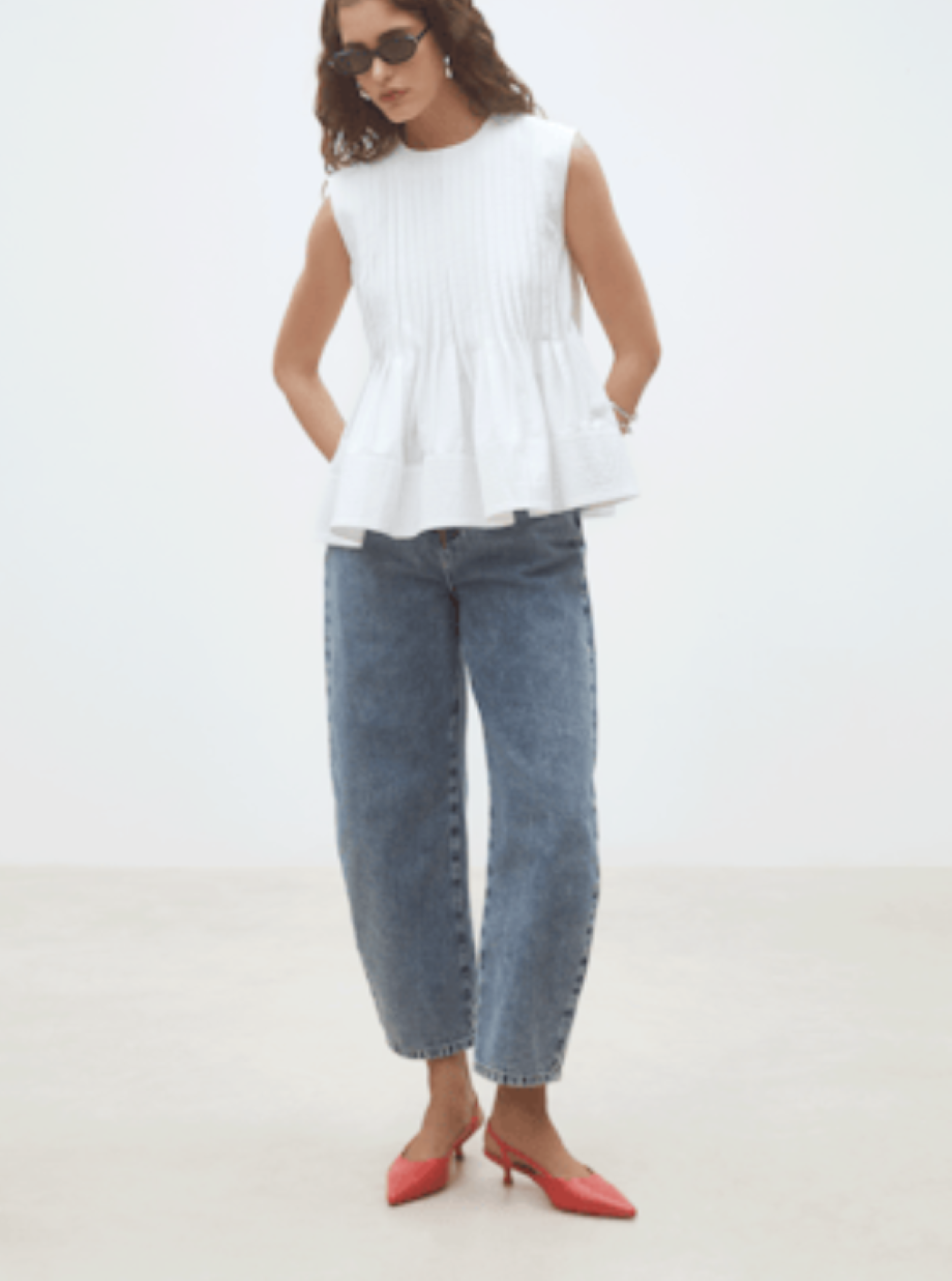 Suncoo Luigi Top - Blanc Casse