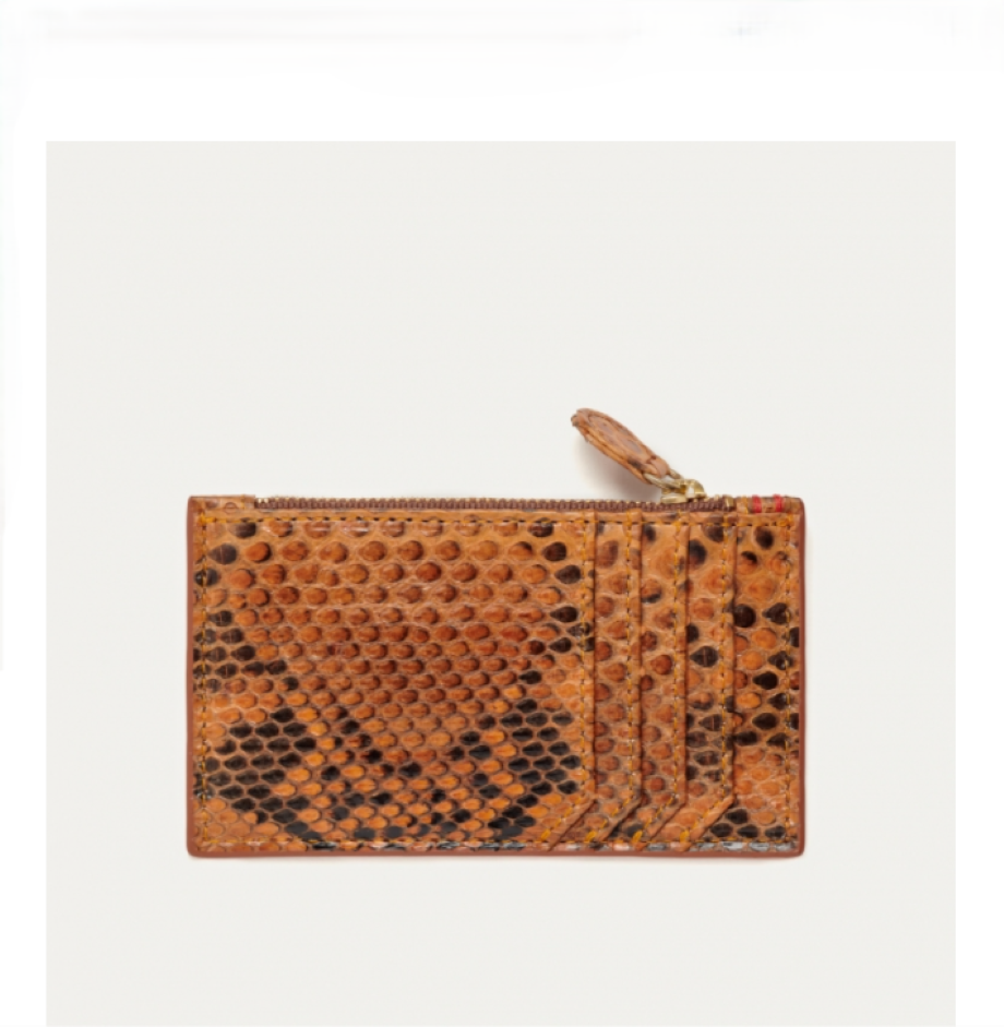 Claris Voirot Helena Card Holder - Moka