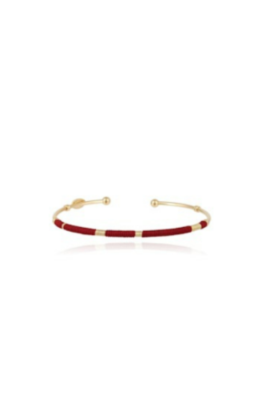 Gas Bijoux Zanzibar Bangle Bracelet - Bordeaux