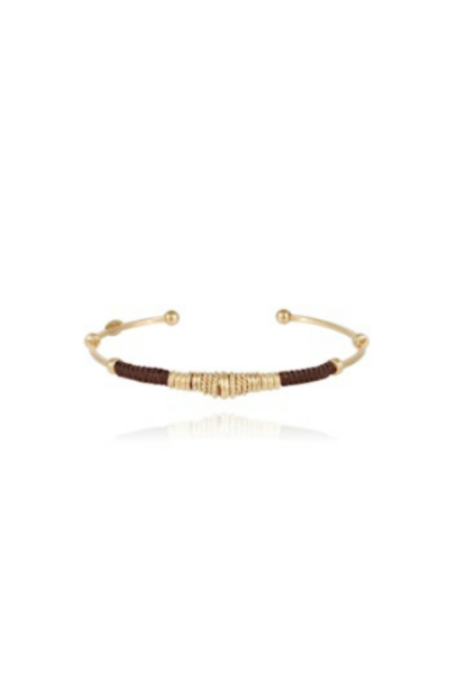 Gas Bijoux Zizanie Bangle Bracelet - Marron