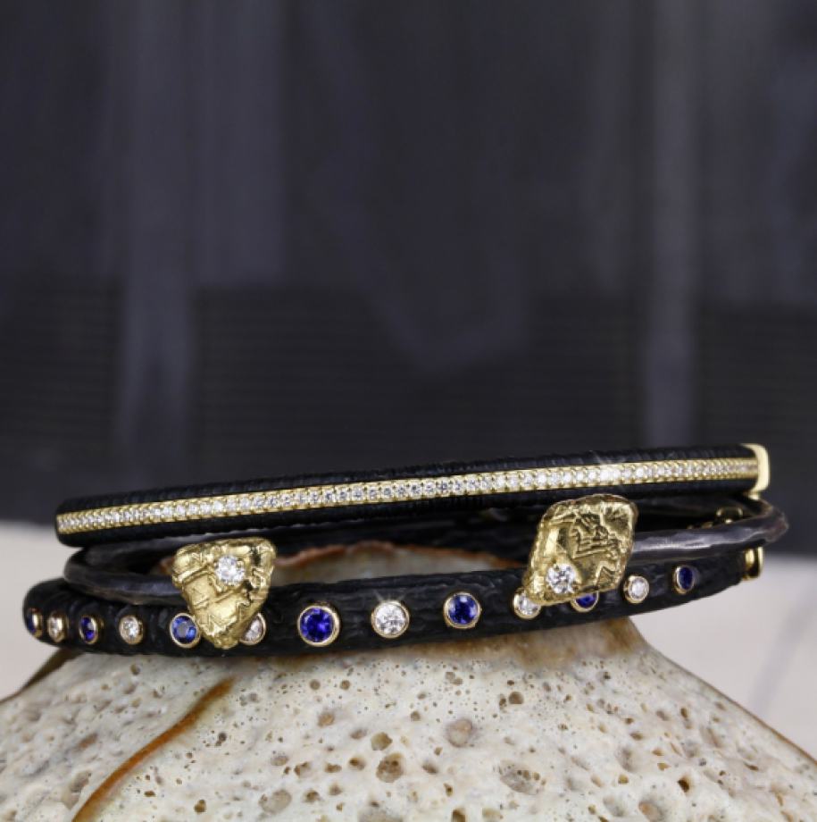 Sarah Graham Trigon Cuff Bracelet - 18K Yellow Gold