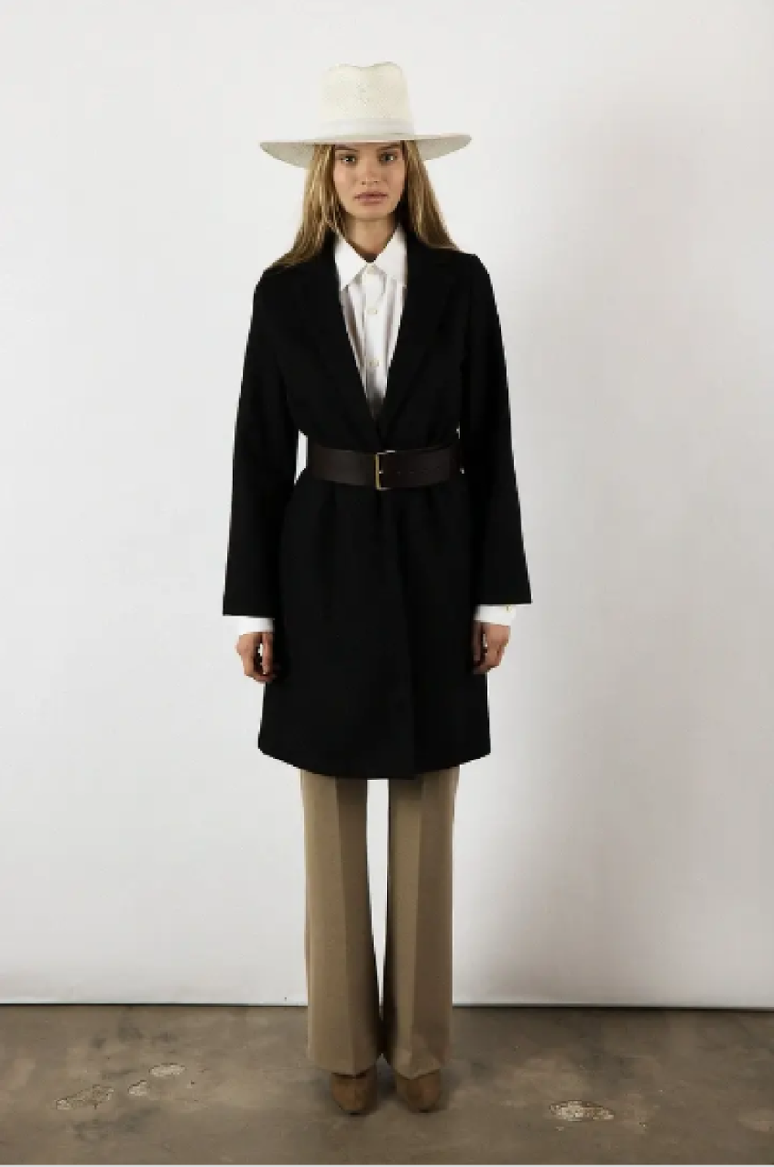 Janessa Leone Zoe Packable Straw Fedora - Bleach