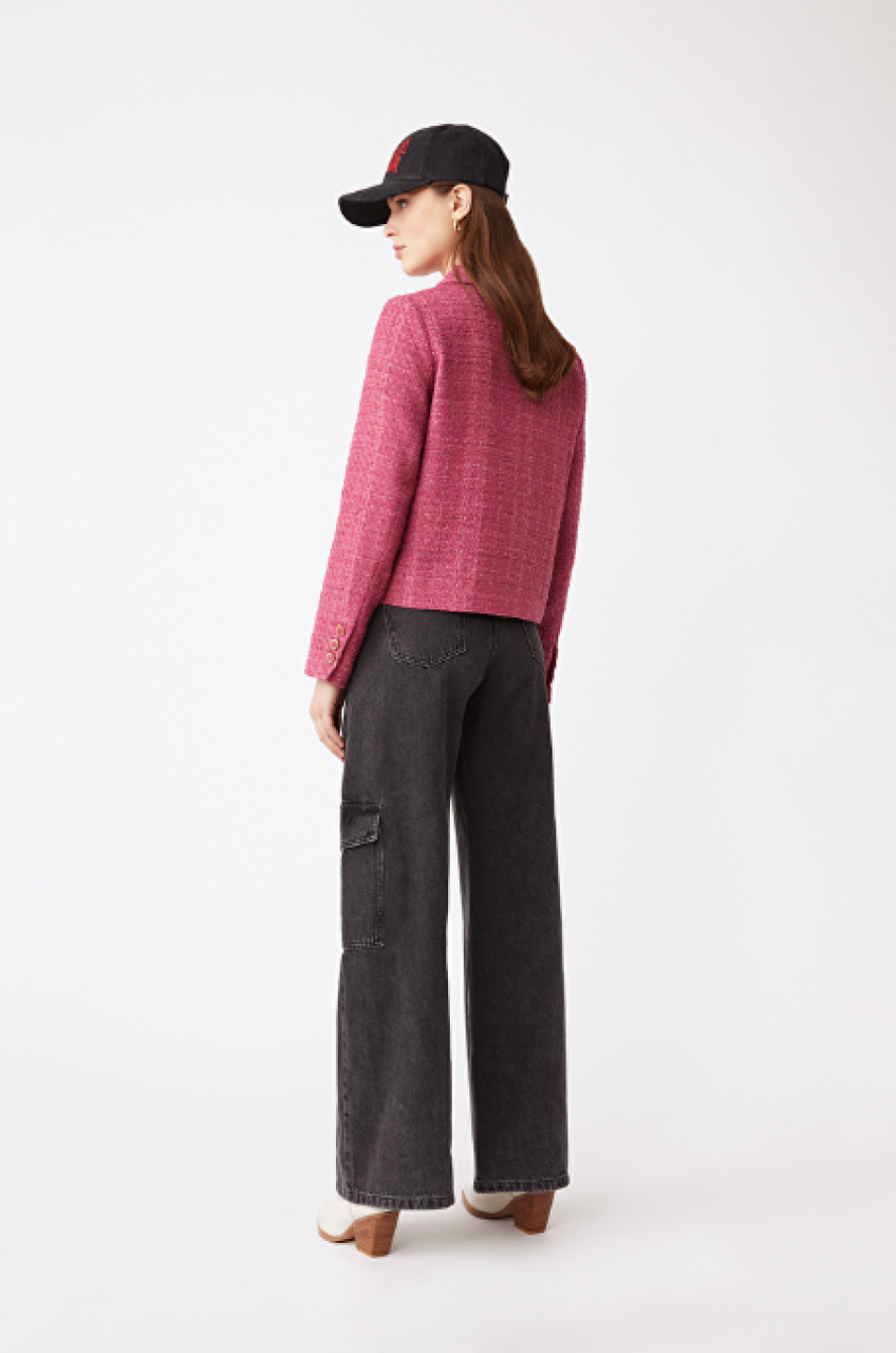 Suncoo Delphi Tweed Jacket - Bois de Rose