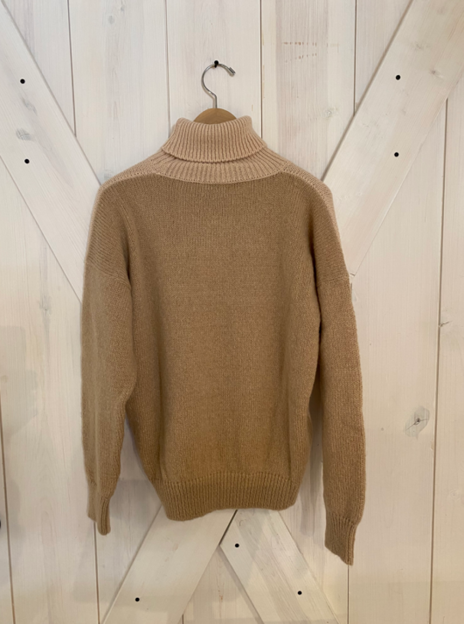 Alysi Bi-Color Sweater - Latte