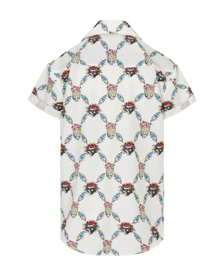 Meghan Fabulous x Grateful Dead Bertha Goddess SS Shirt - White