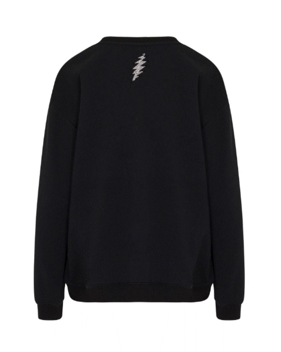 Meghan Fabulous x Grateful Dead Stealie Sweatshirt - Black