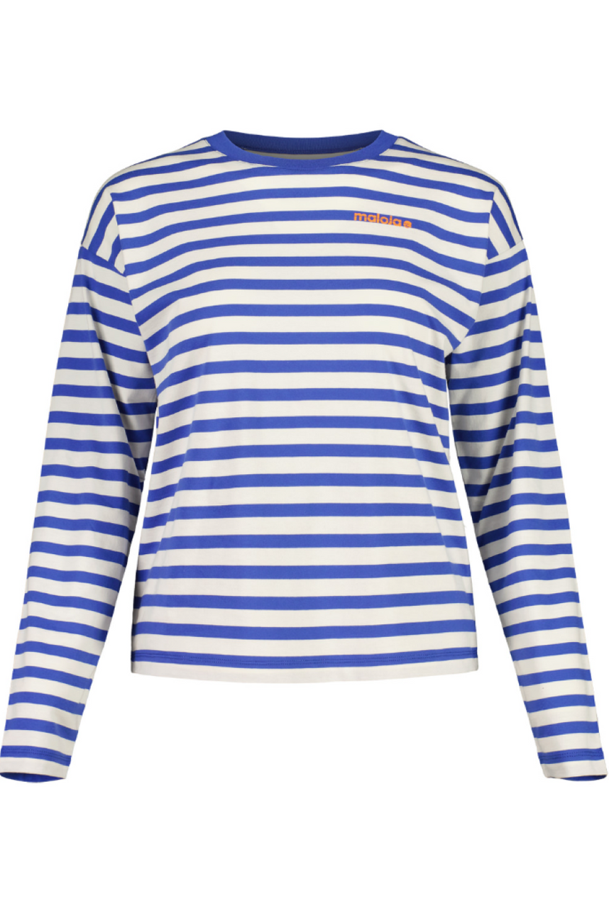 Maloja TrecolpasM Stripe Top - Cobalt