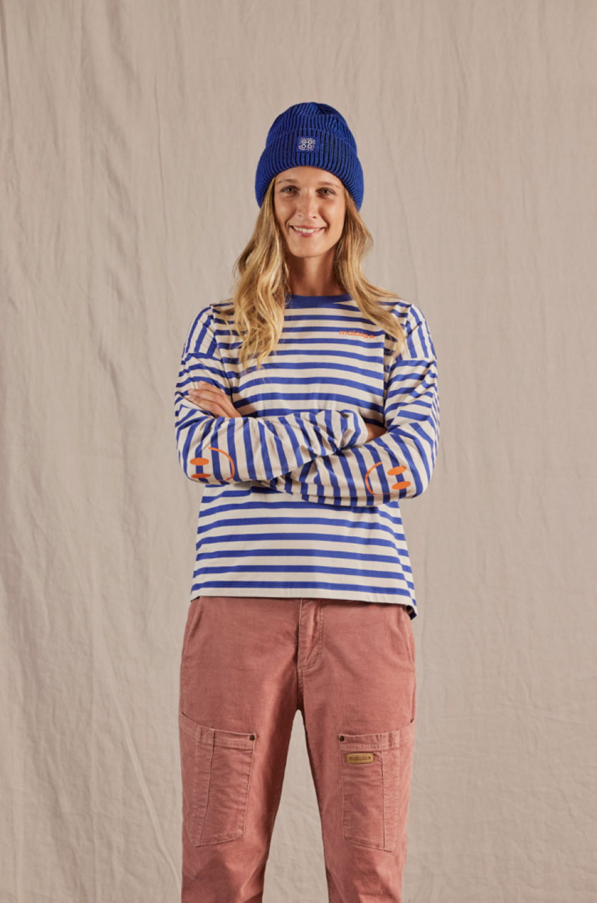 Maloja TrecolpasM Stripe Top - Cobalt