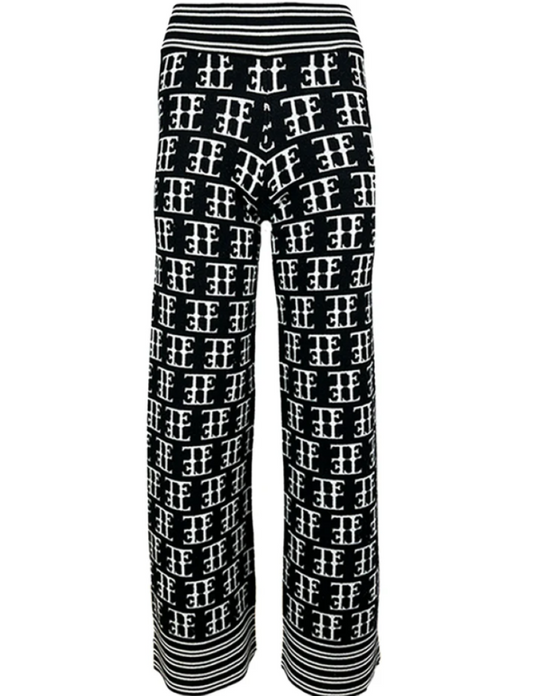 Team Event TE Jacquard Knit Pant - Black/Snow