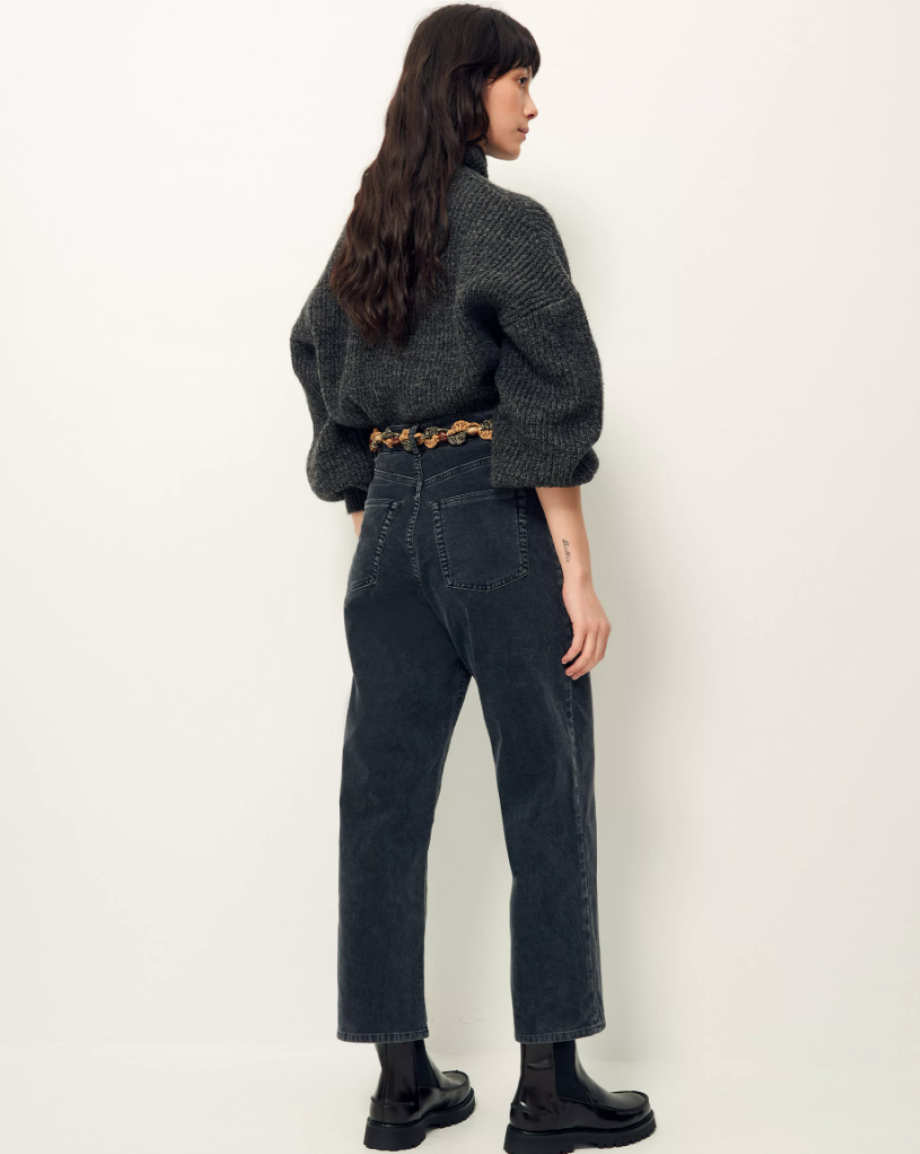 Sessun Velvet Cruise Corduroy Pant - Graffit