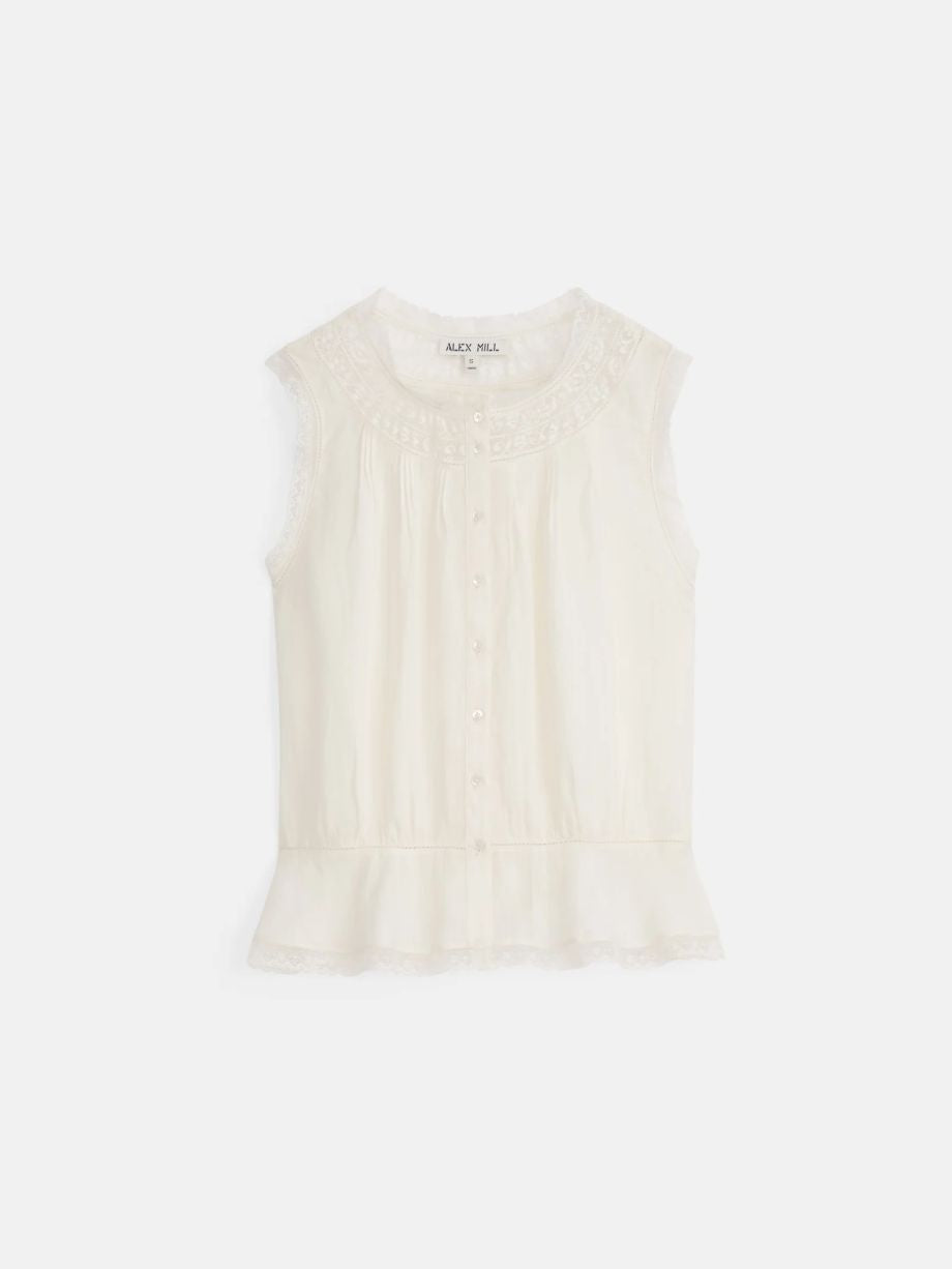 Alex Mill Collette Top - Ivory
