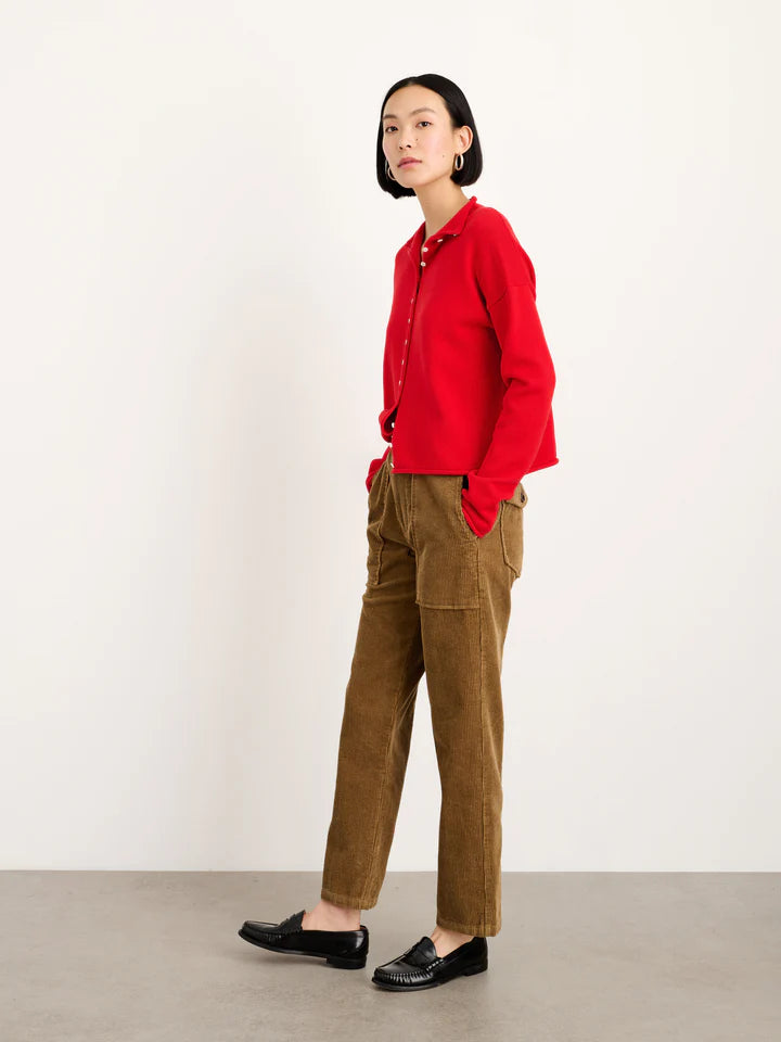 Alex Mill Taylor Rollneck Sweater - Red Fire