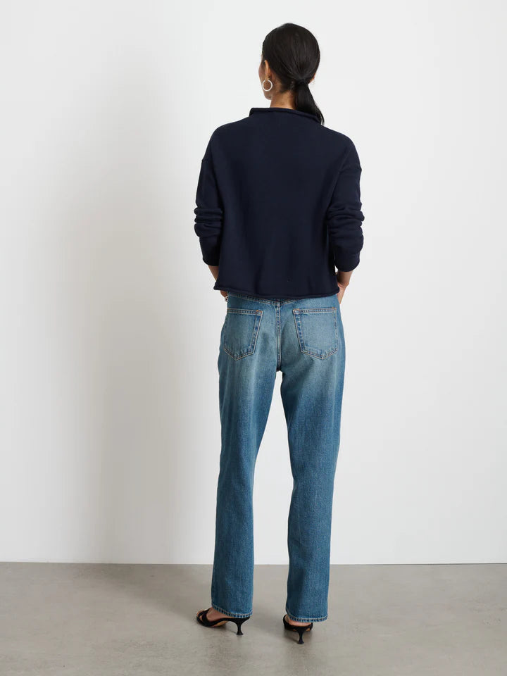 Alex Mill Taylor Rollneck Sweater - Navy