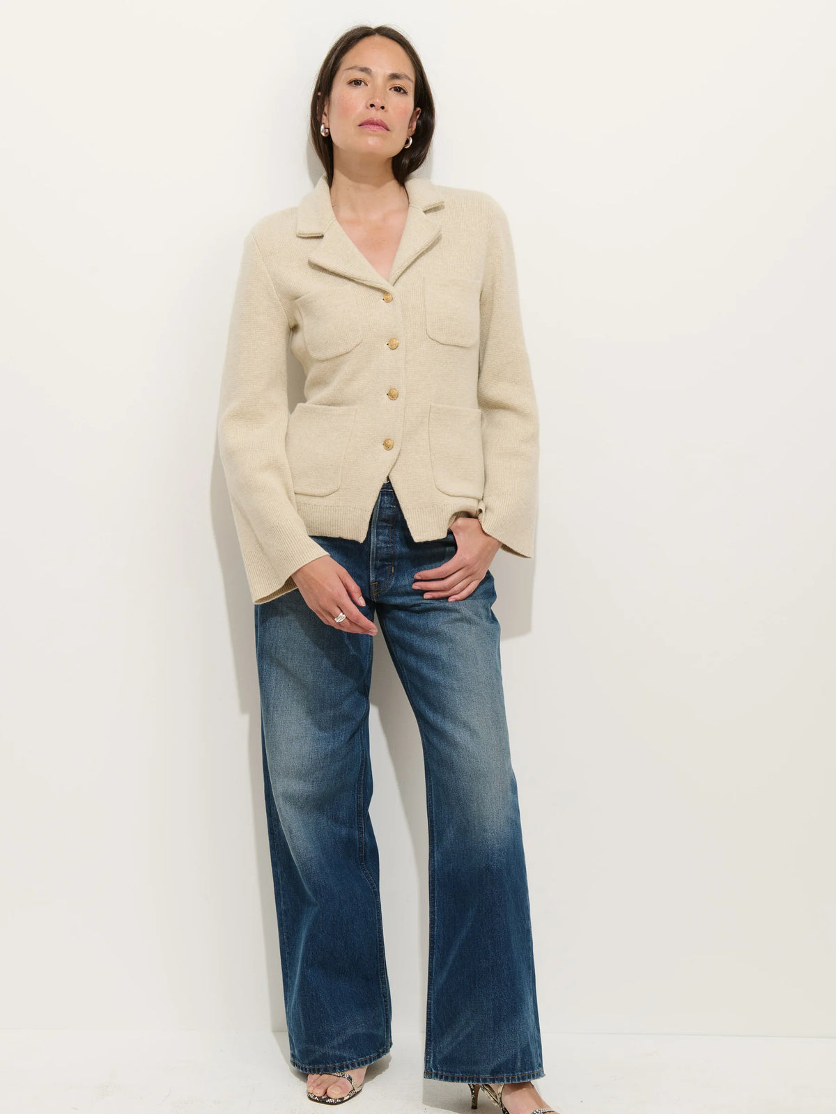 Alex Mill London Sweater Jacket - Wishbone