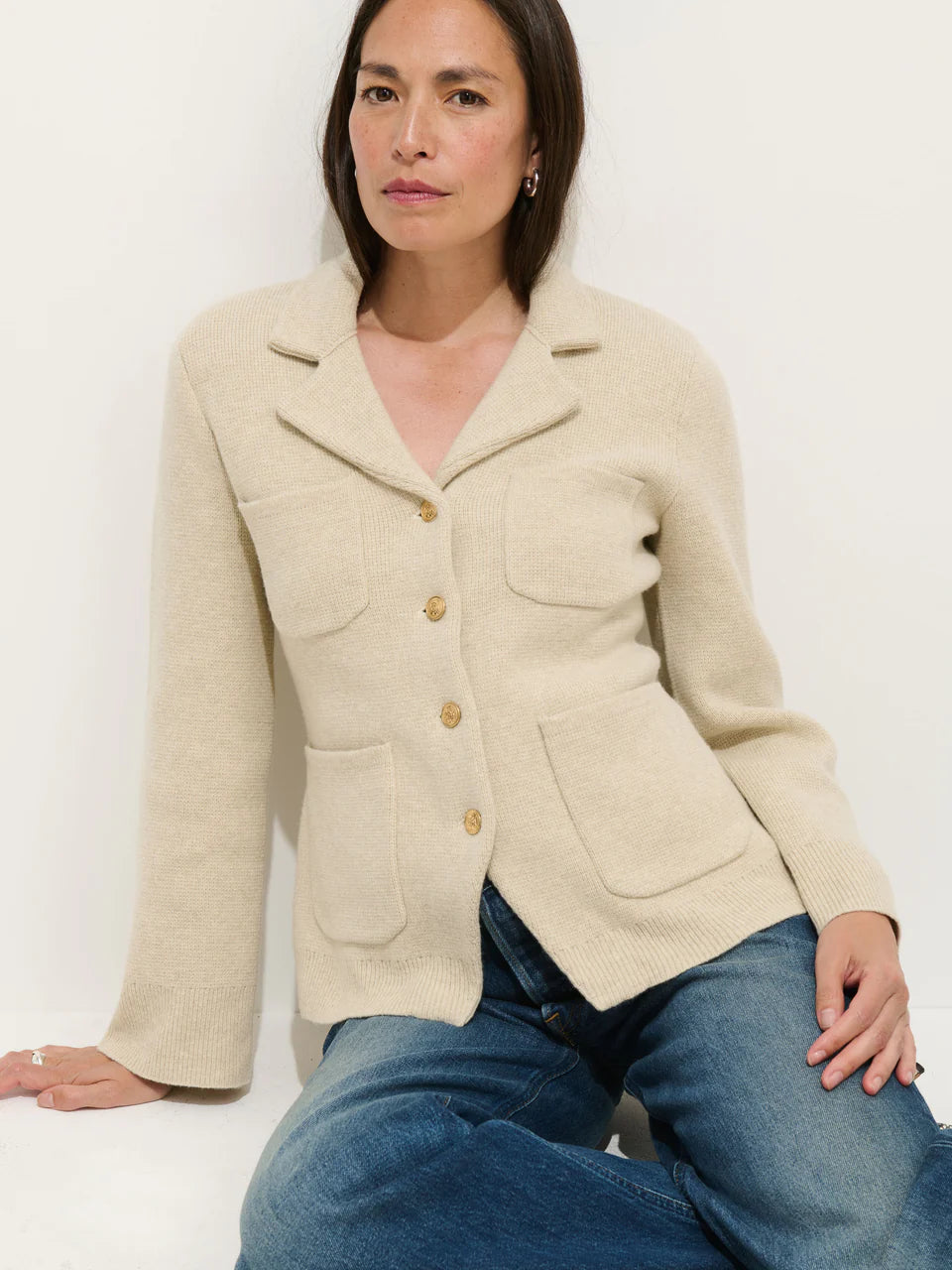 Alex Mill London Sweater Jacket - Wishbone