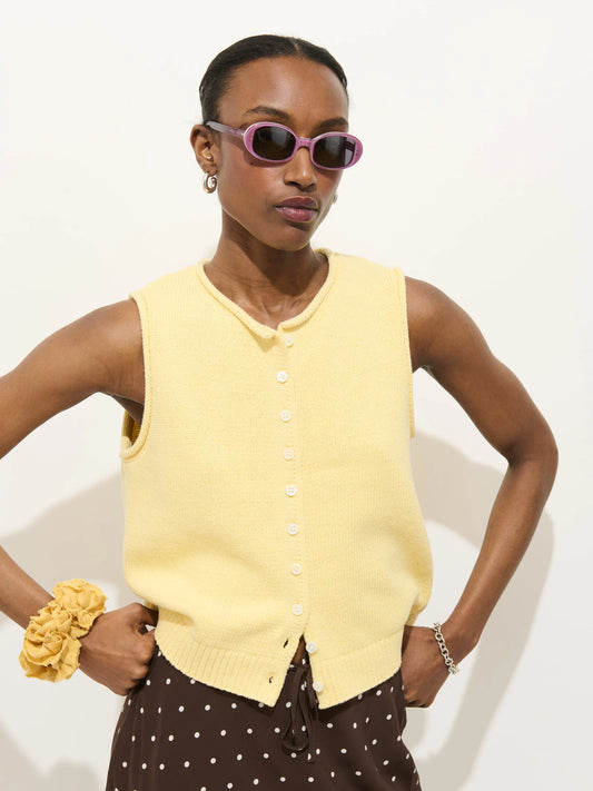Alex Mill Taylor Vest - Double Cream