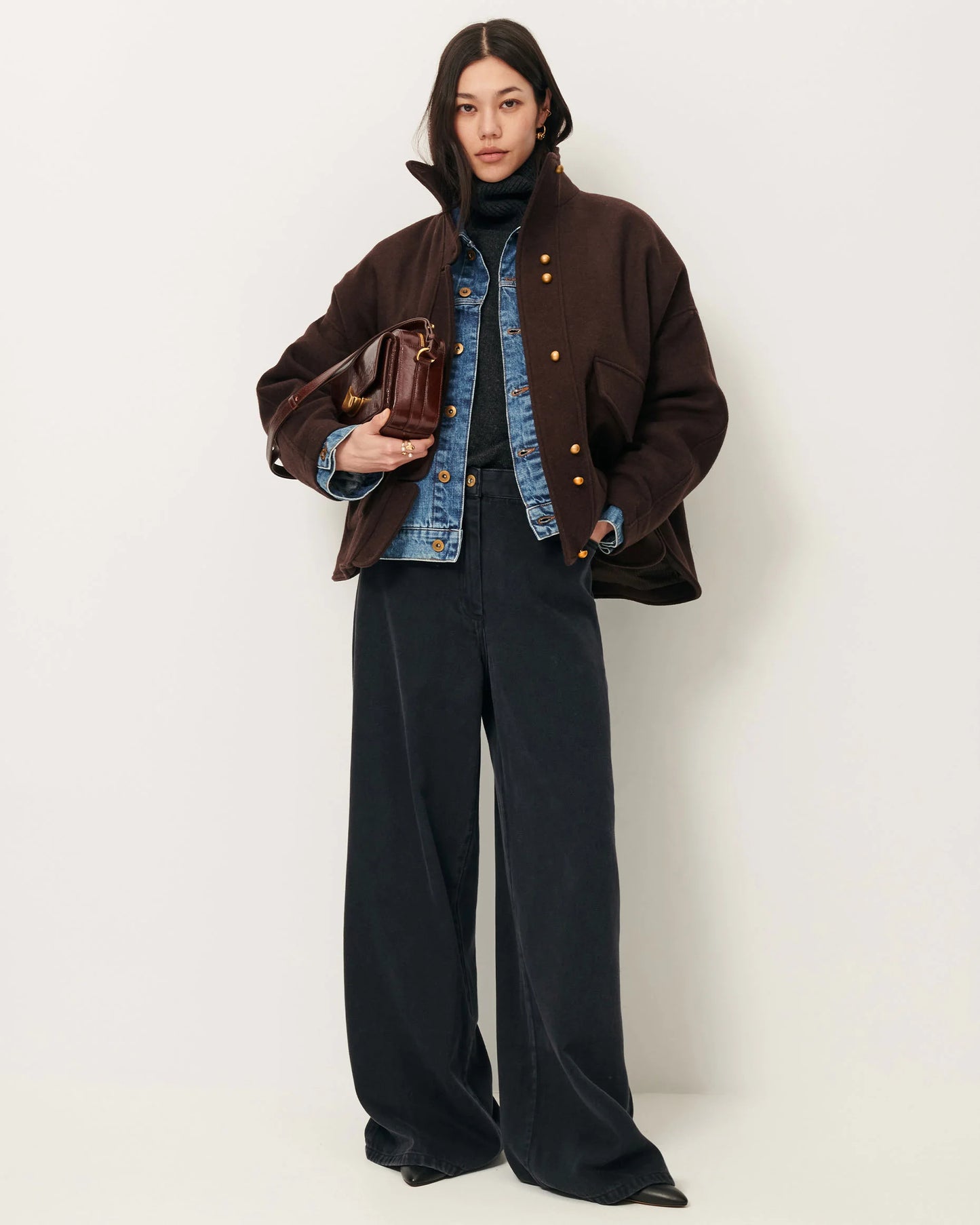 Sessun East Side Short Coat - Coffea