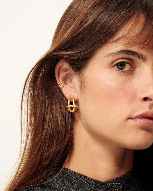 Sessun Zuri Cuff Earring - Gold