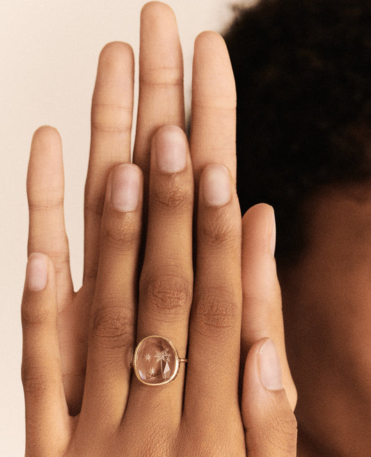 Pascale Monvoisin Alba Ring - Crystal