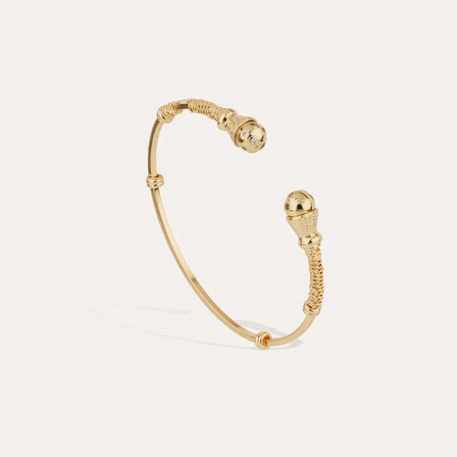 Gas BIjoux Epique Comet Rhinestone Bracelet - Gold