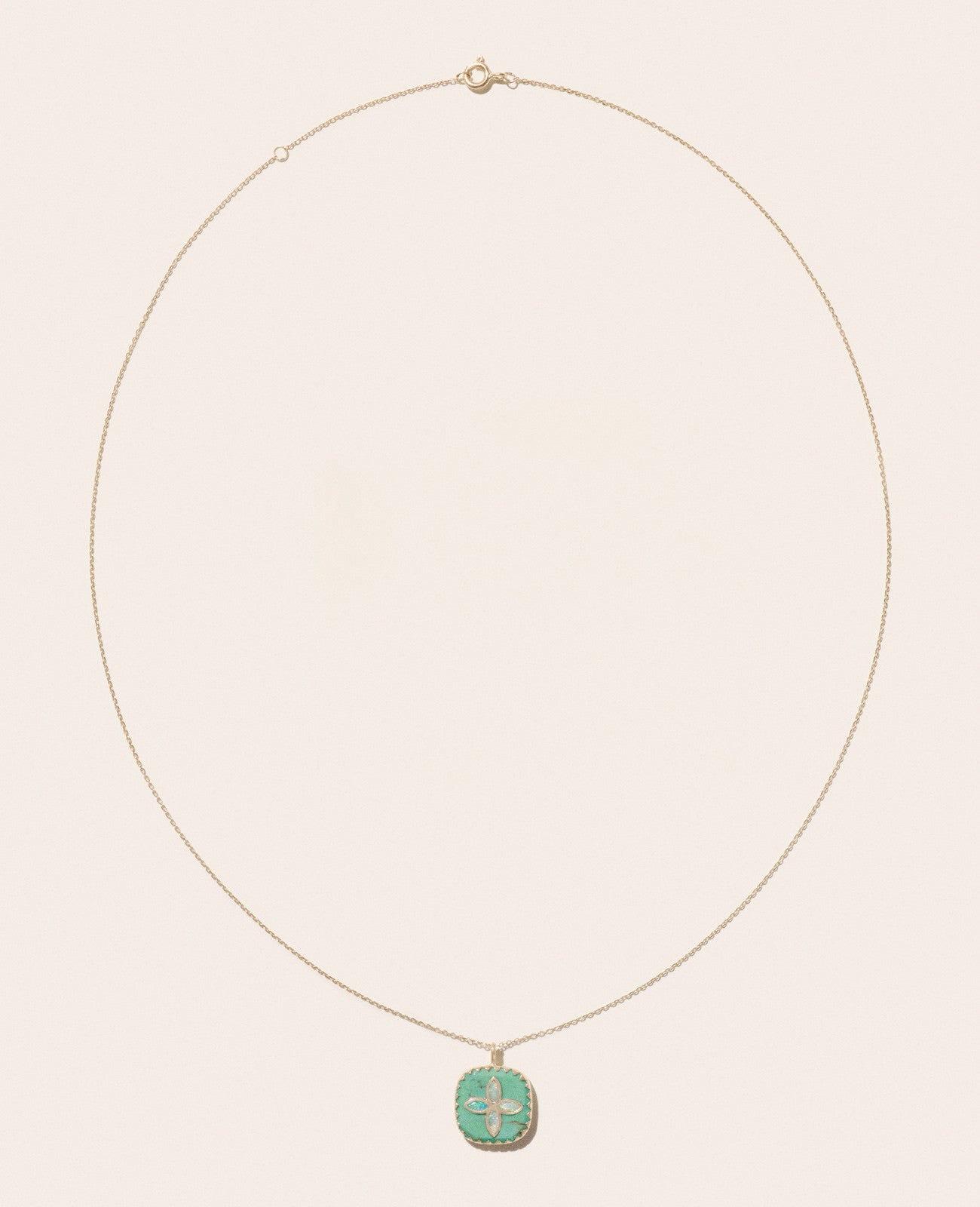 Pascale Monvoisin Bowie Necklace - Turquoise/Opal