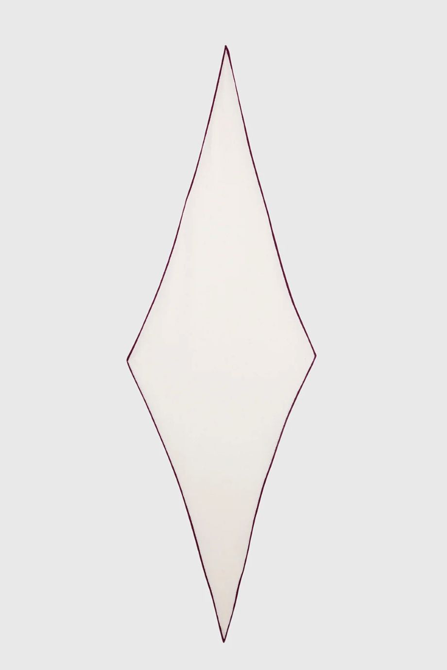Stone Cashmere Diamond Scarf - Off White/Black