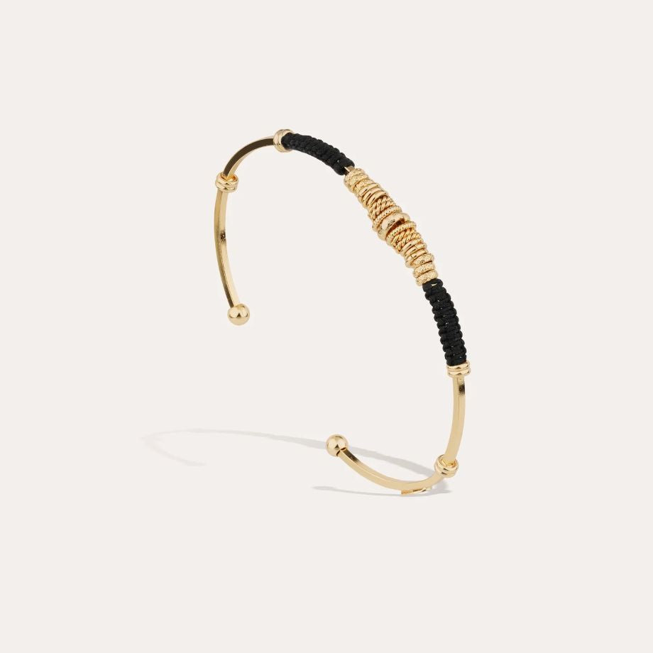 Gas Bijoux Zizanie Bangle Bracelet - Black
