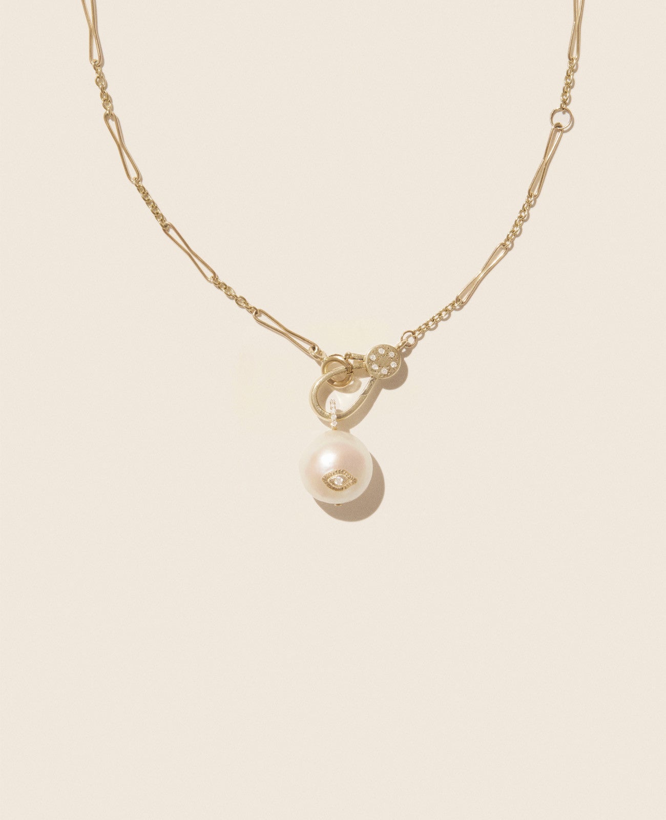 Pascale Monvoisin Charlie Pearl Pendant - White