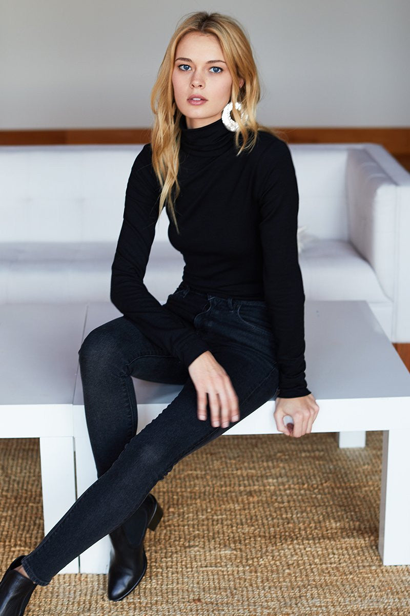 Emerson Fry Little Turtleneck - Black