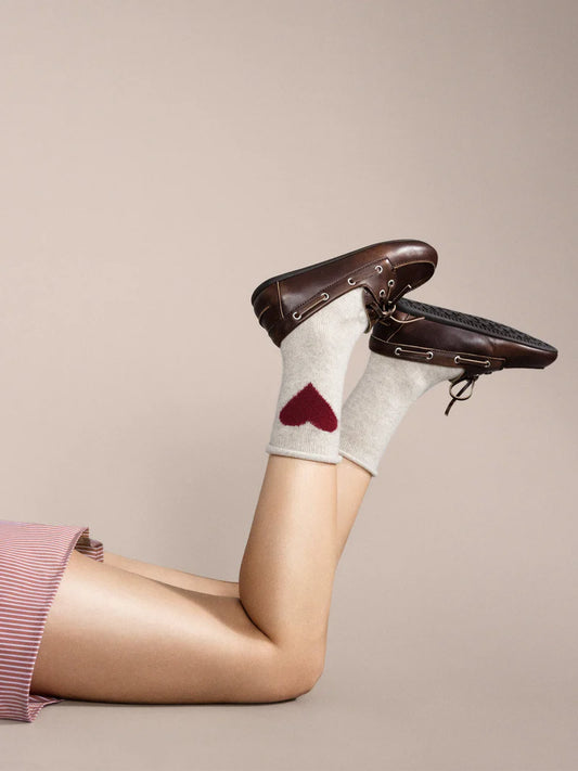 Hansel from Basel Love Cashmere Crew - Beige