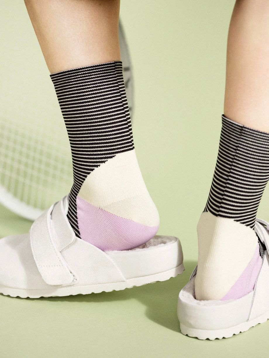 Hansel from Basel Ping Pong Sporty Crew Sock - Black