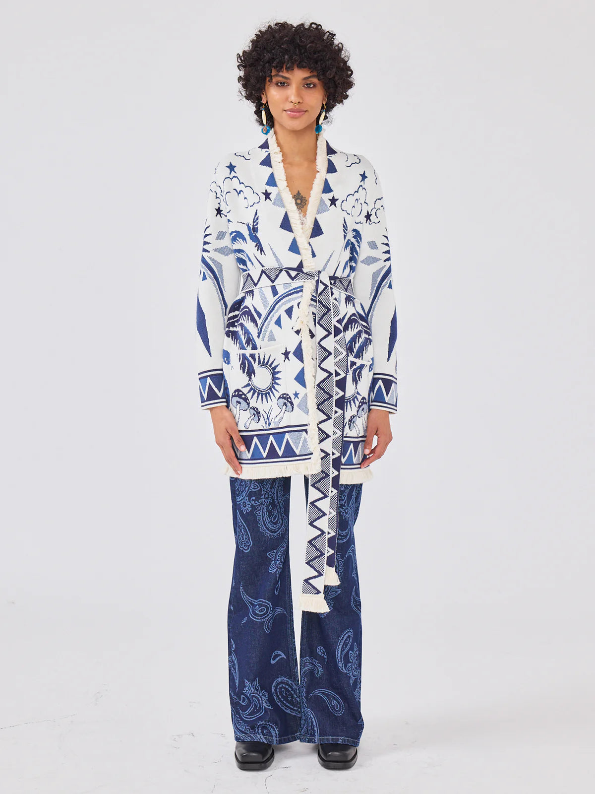 Hayley Menzies Magic Leopard Cardigan - Cream