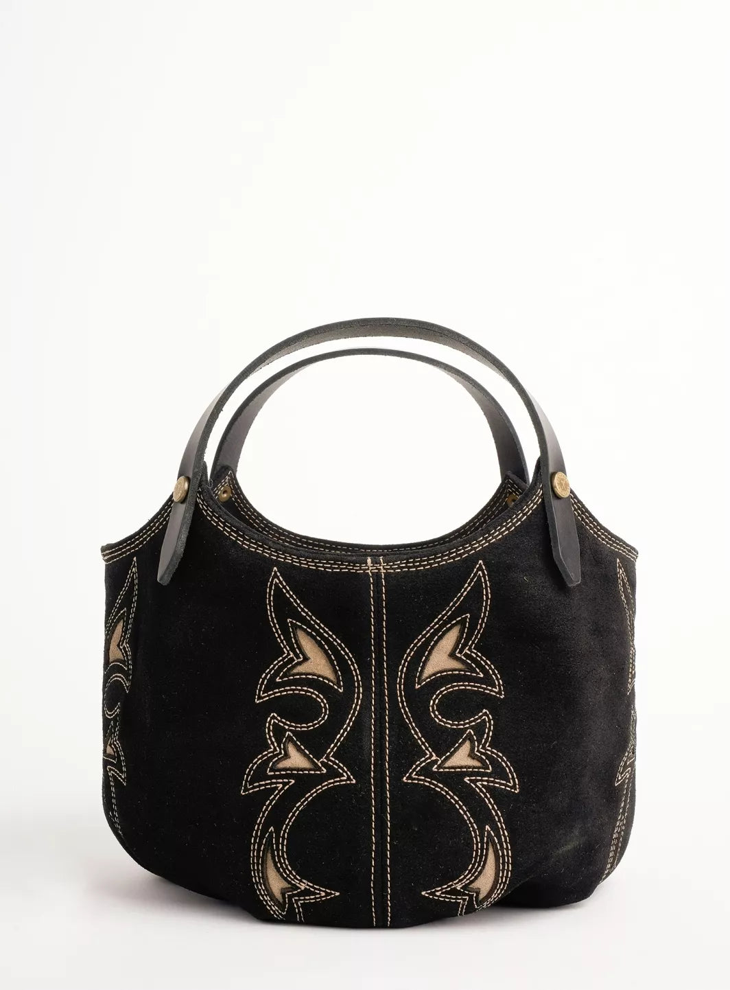 Penelope Chilvers Mini Pillow Paloma Bag - Black/Taupe