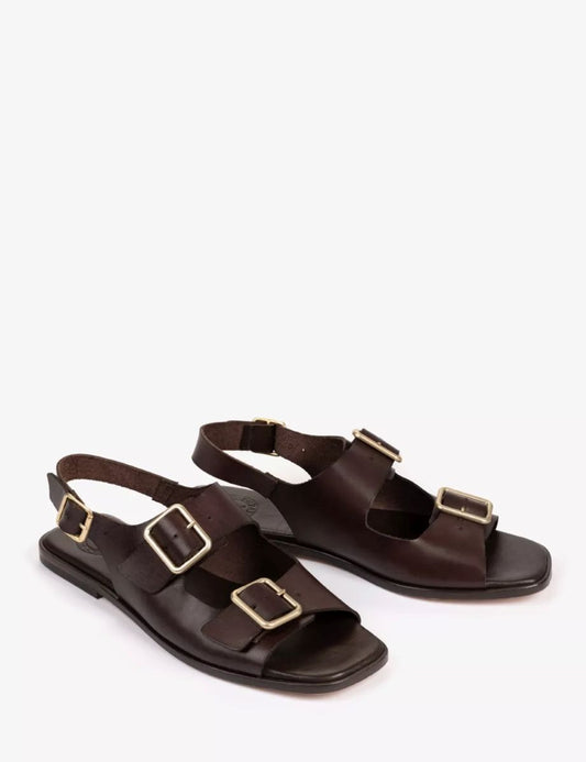 Penelope Chilvers Portobello Sandal - BItter Chocolate