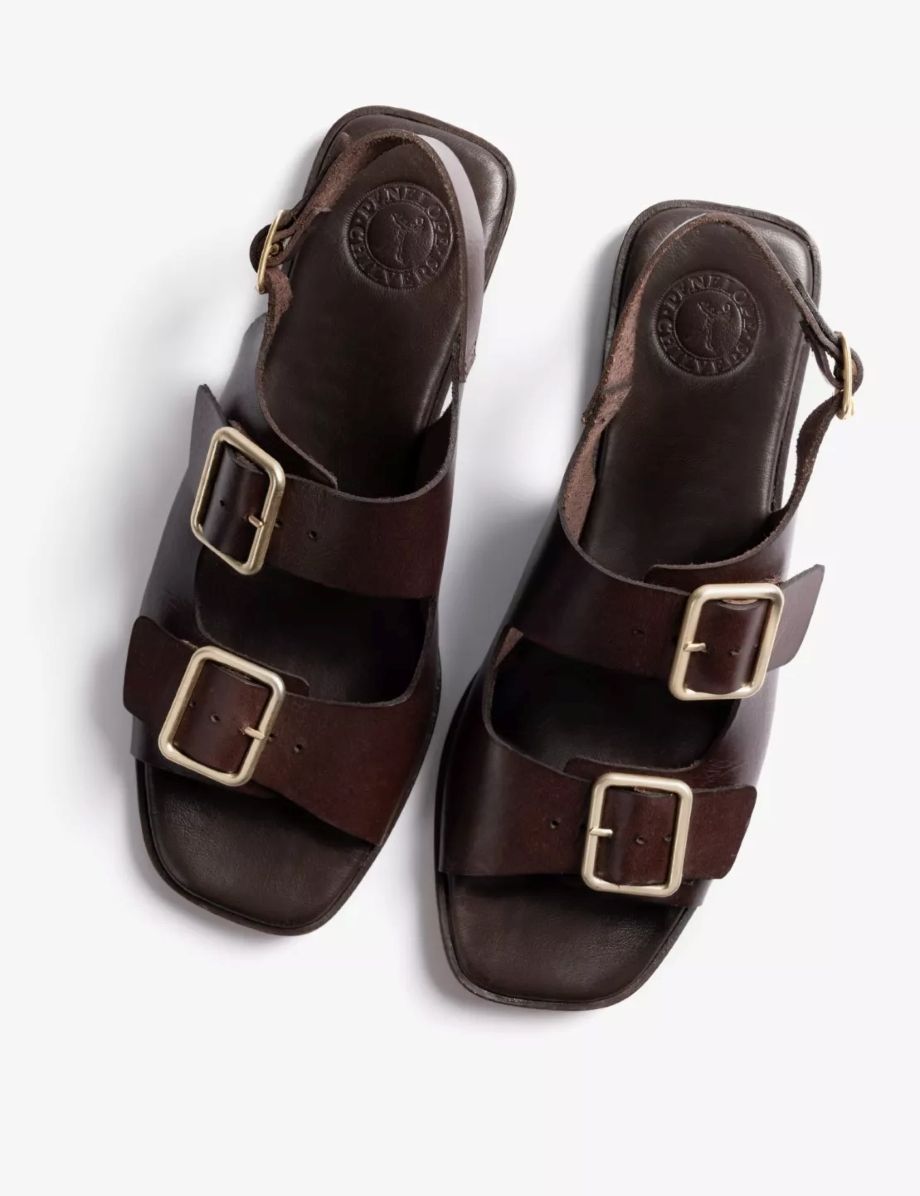 Penelope Chilvers Portobello Sandal - BItter Chocolate