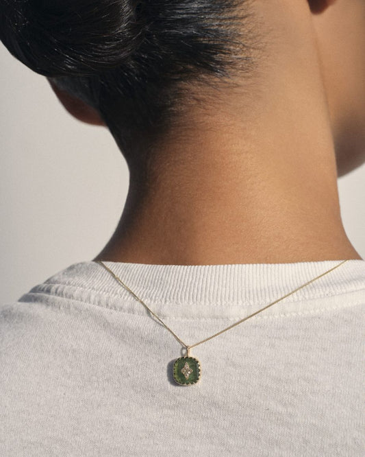 Pascale Monvoisin Pierrot Necklace - Aventurine Quartz