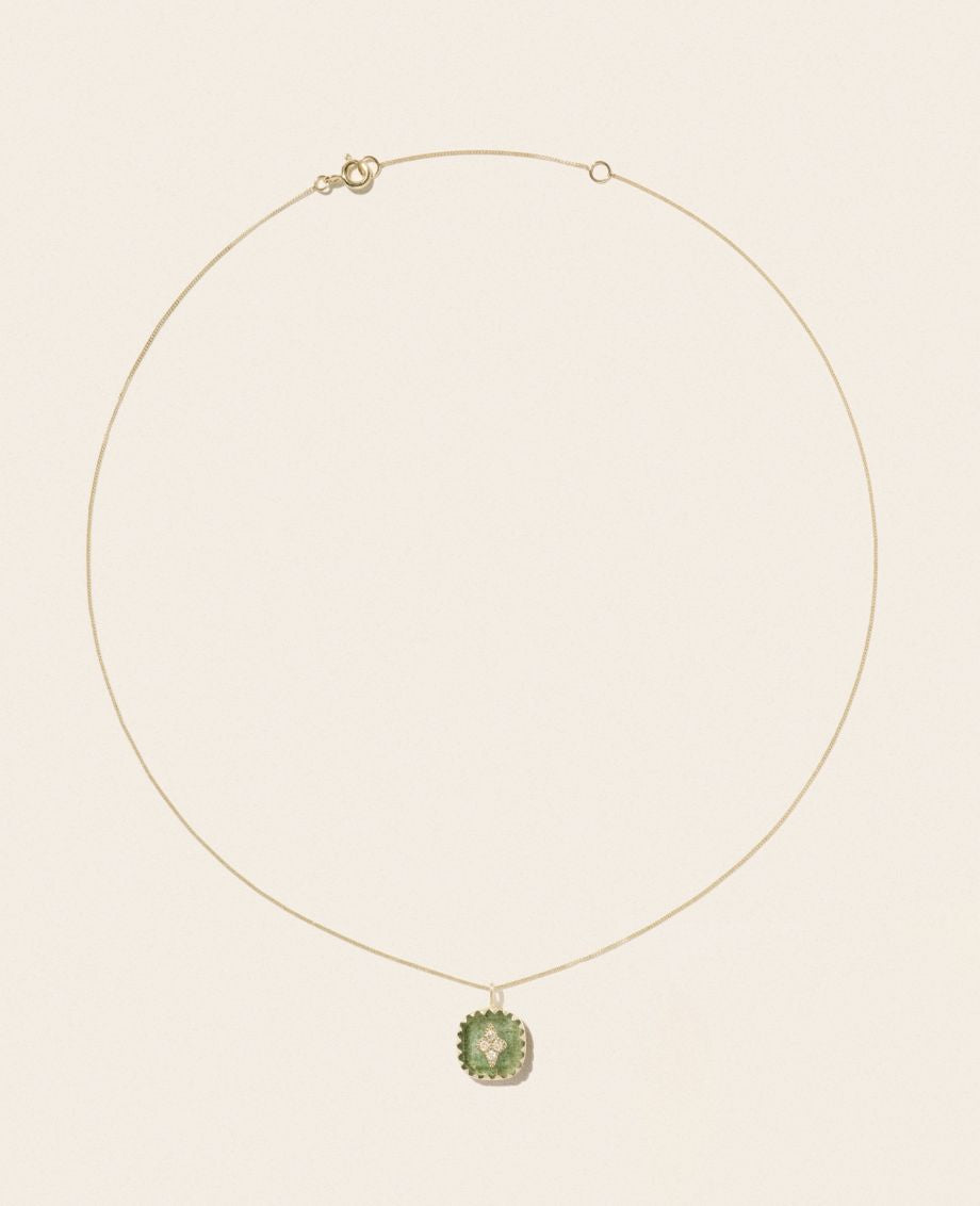 Pascale Monvoisin Pierrot Necklace - Aventurine Quartz