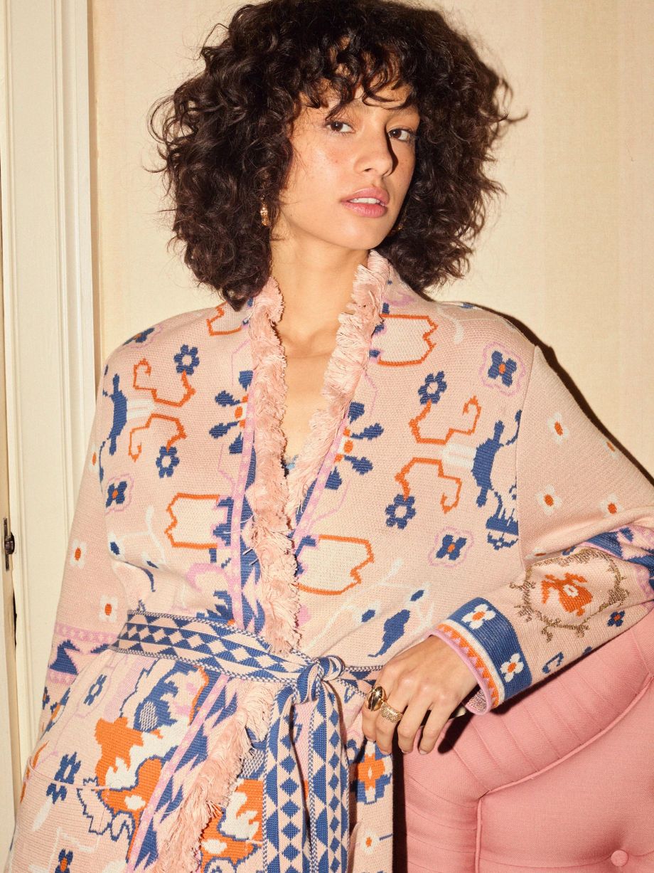 Hayley Menzies Desert Loom Duster - Pink