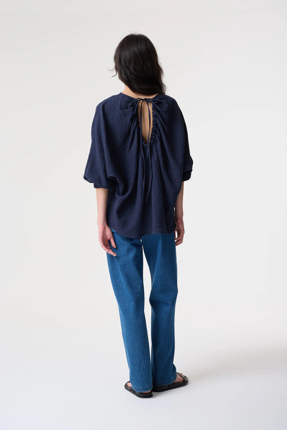 AKYN Arabella Top - Navy