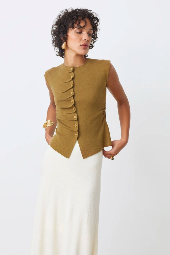 Suncoo Pagni Knit Top - Camel