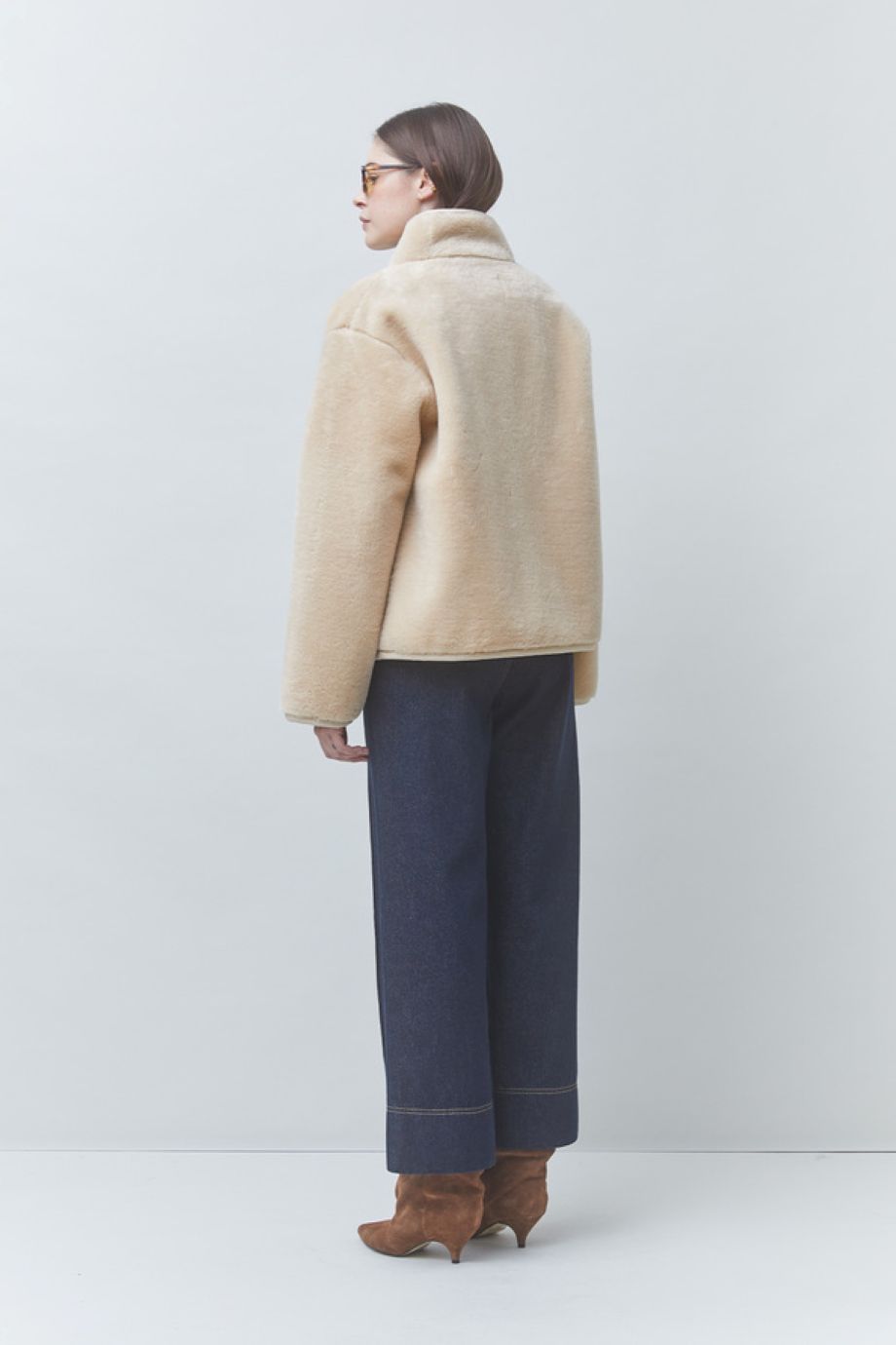 Suncoo Elite Faux Fur Jacket - Beige