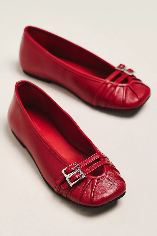 Alohas Cendana Ballet Flat - Red