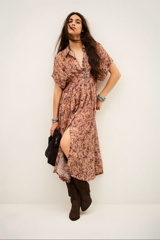 ba&sh Adena Dress - Rose