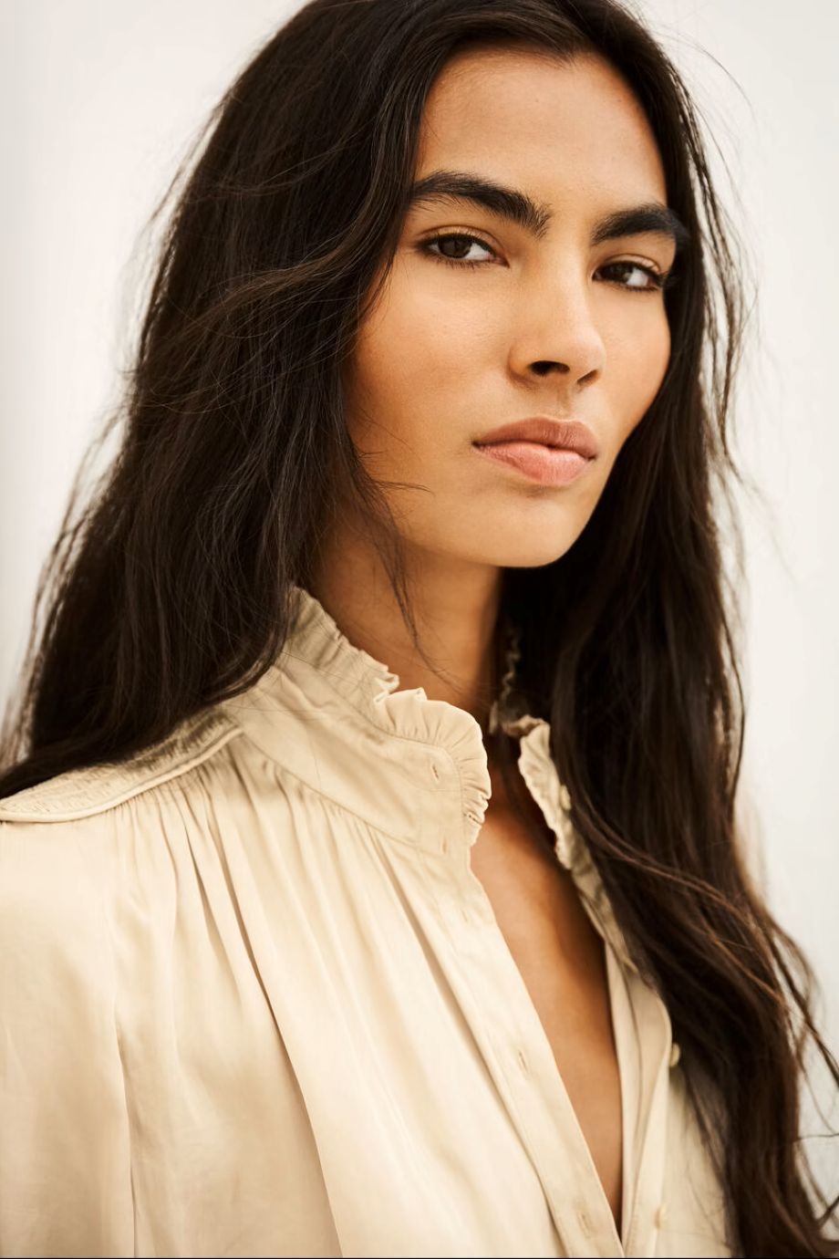ba&sh Camila Blouse - Griege