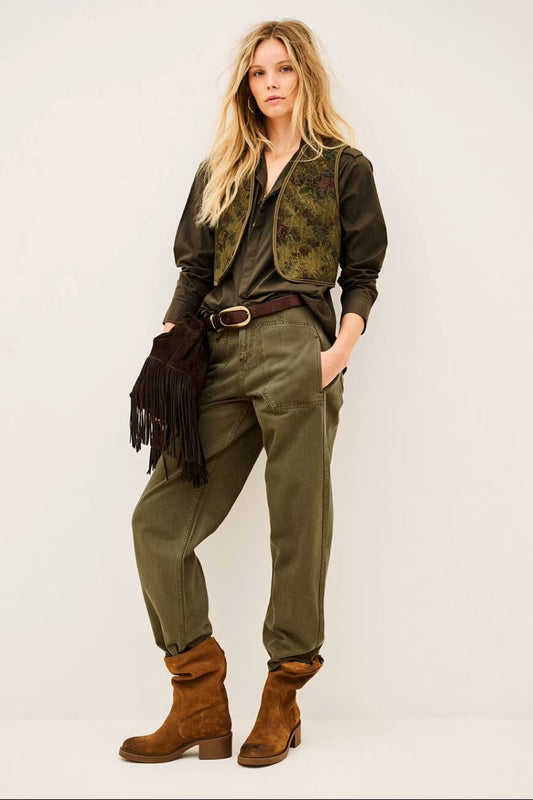 ba&sh Cocy Pant - Kaki